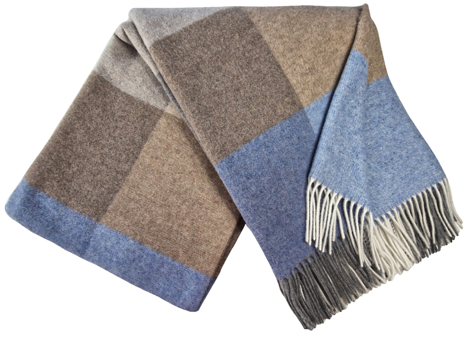 Wolldecken und Wollplaids