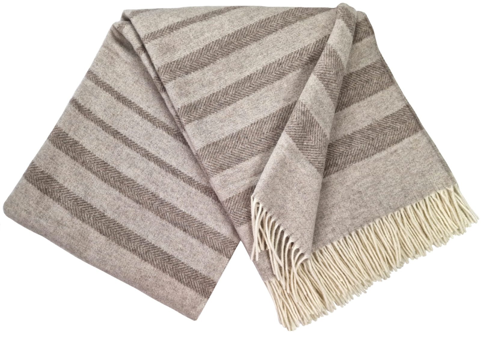 Wolldecken und Wollplaids