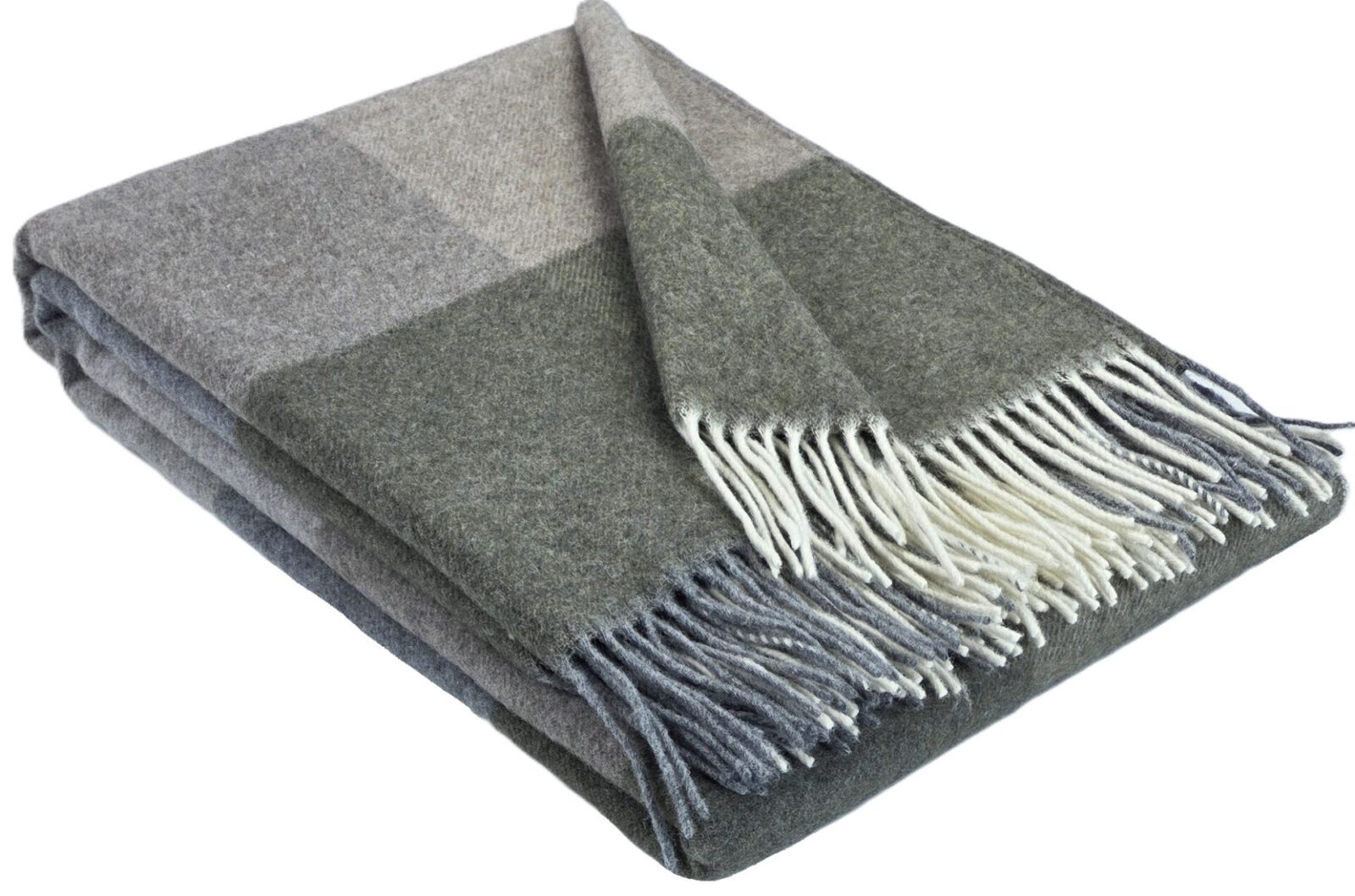 Wolldecken und Wollplaids