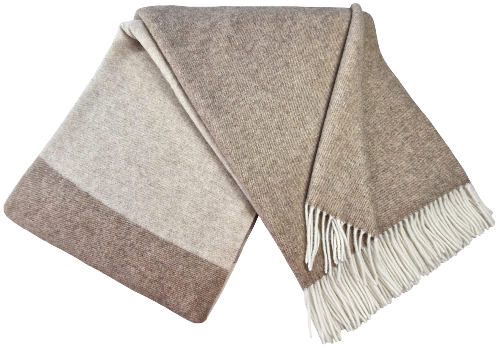 Wolldecken und Wollplaids