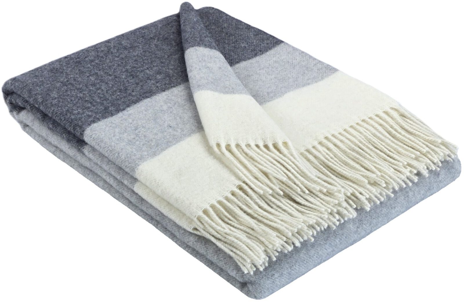 Wolldecken und Wollplaids