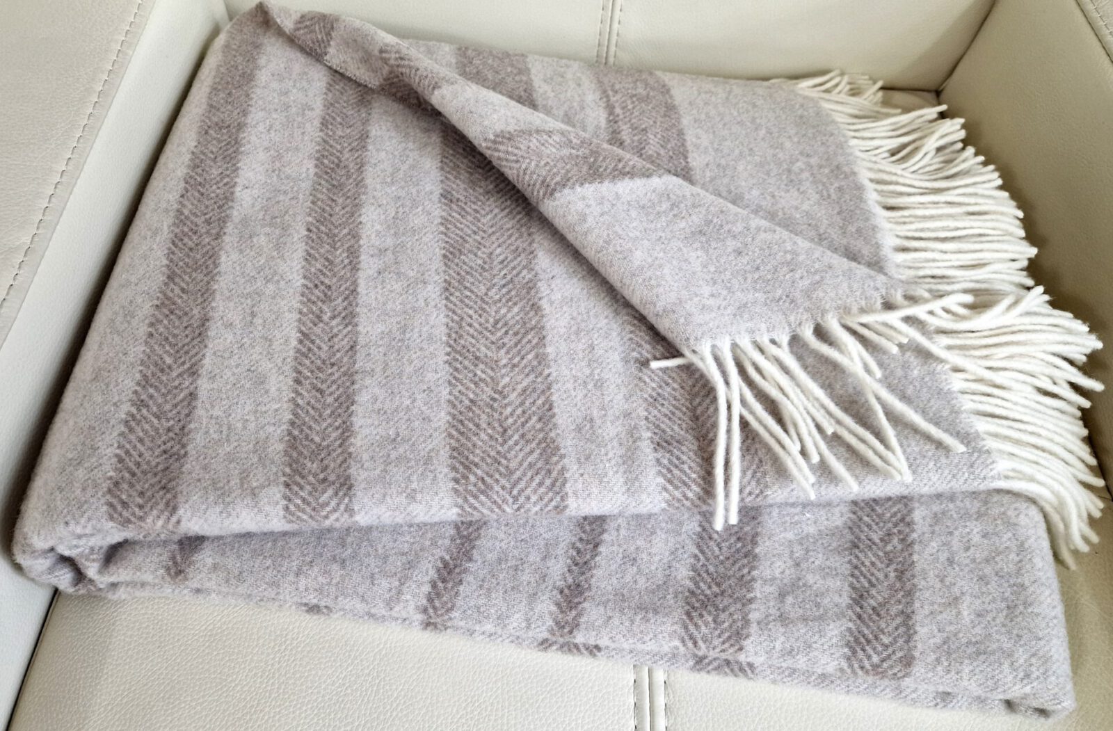 Wolldecken und Wollplaids