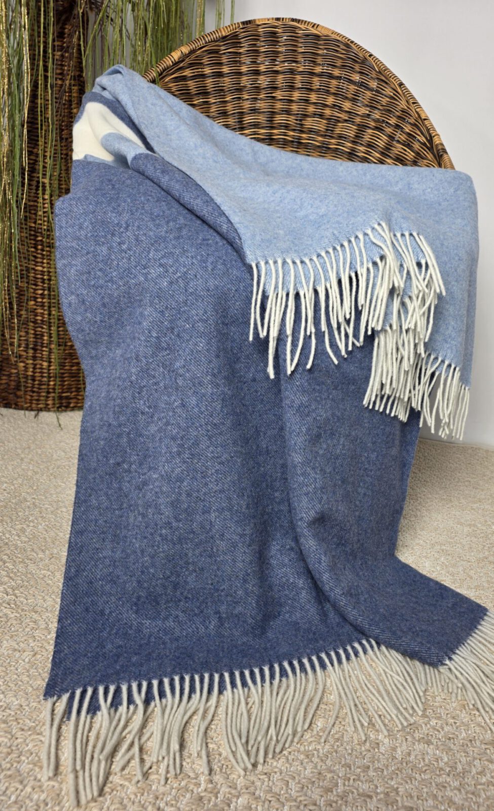 Wolldecken und Wollplaids