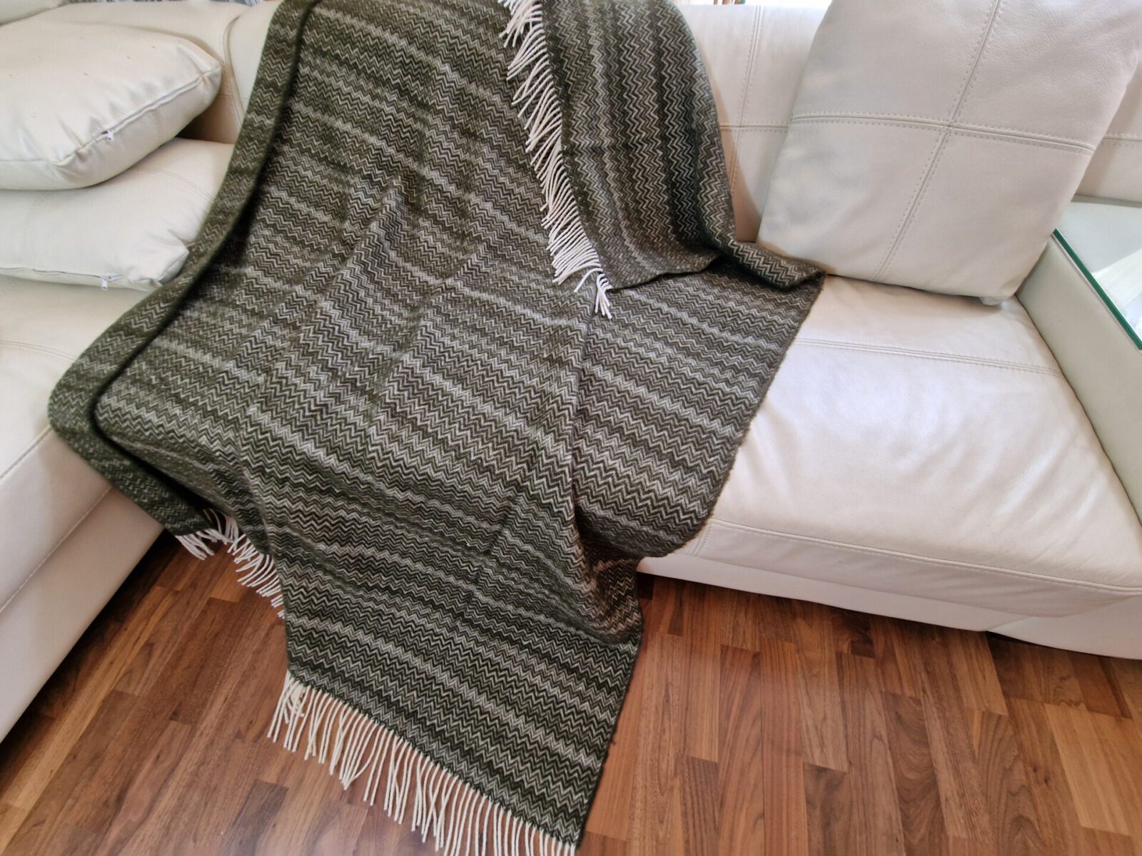 Wolldecken und Wollplaids