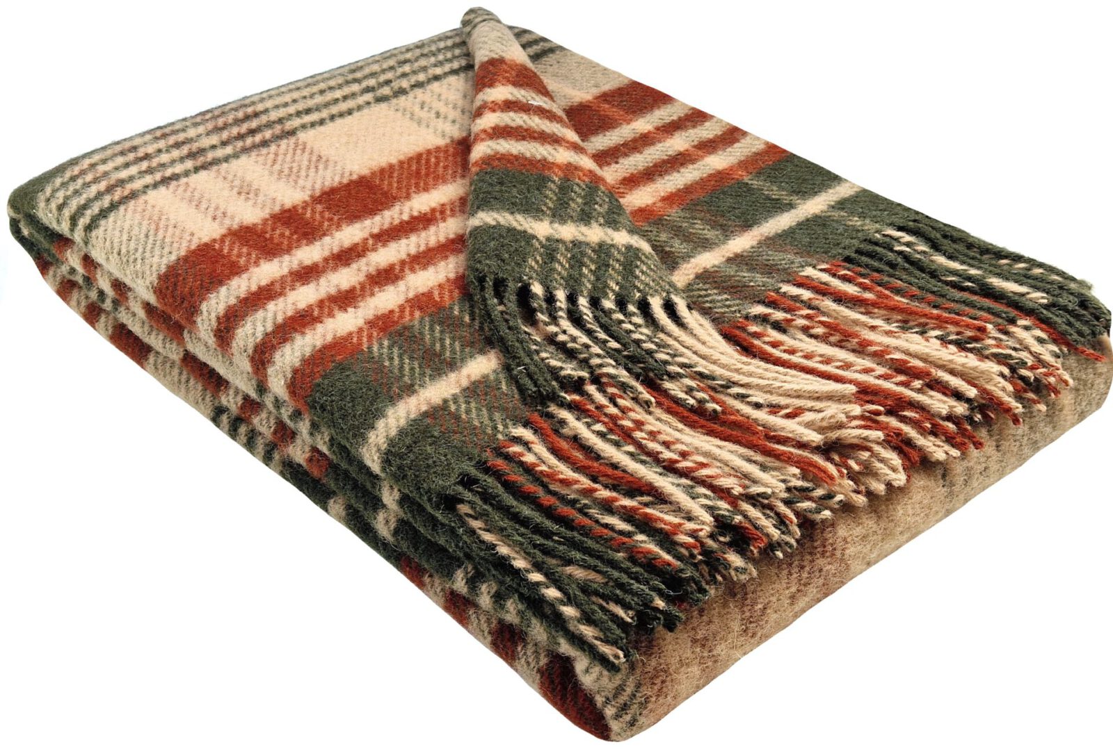 Wolldecken und Wollplaids