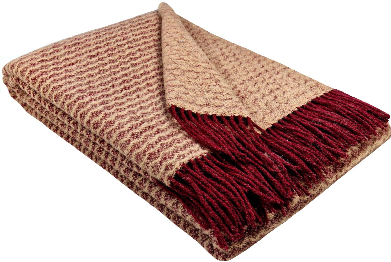 Wolldecken und Wollplaids