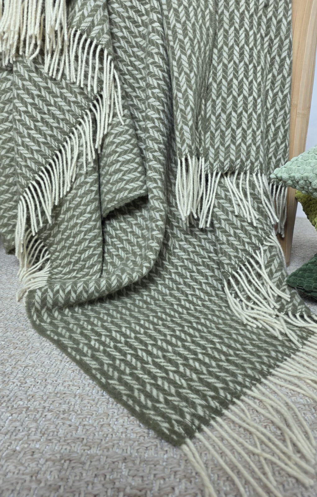 Wolldecken und Wollplaids