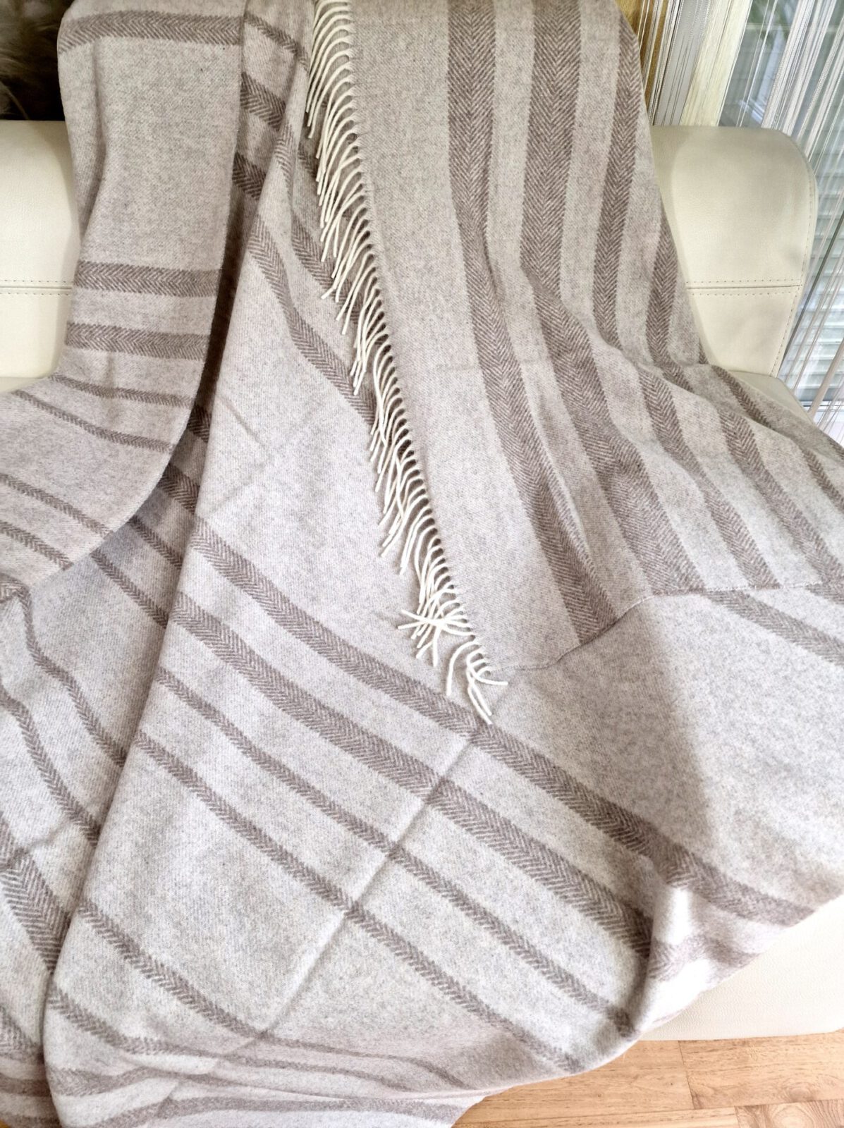 Wolldecken und Wollplaids