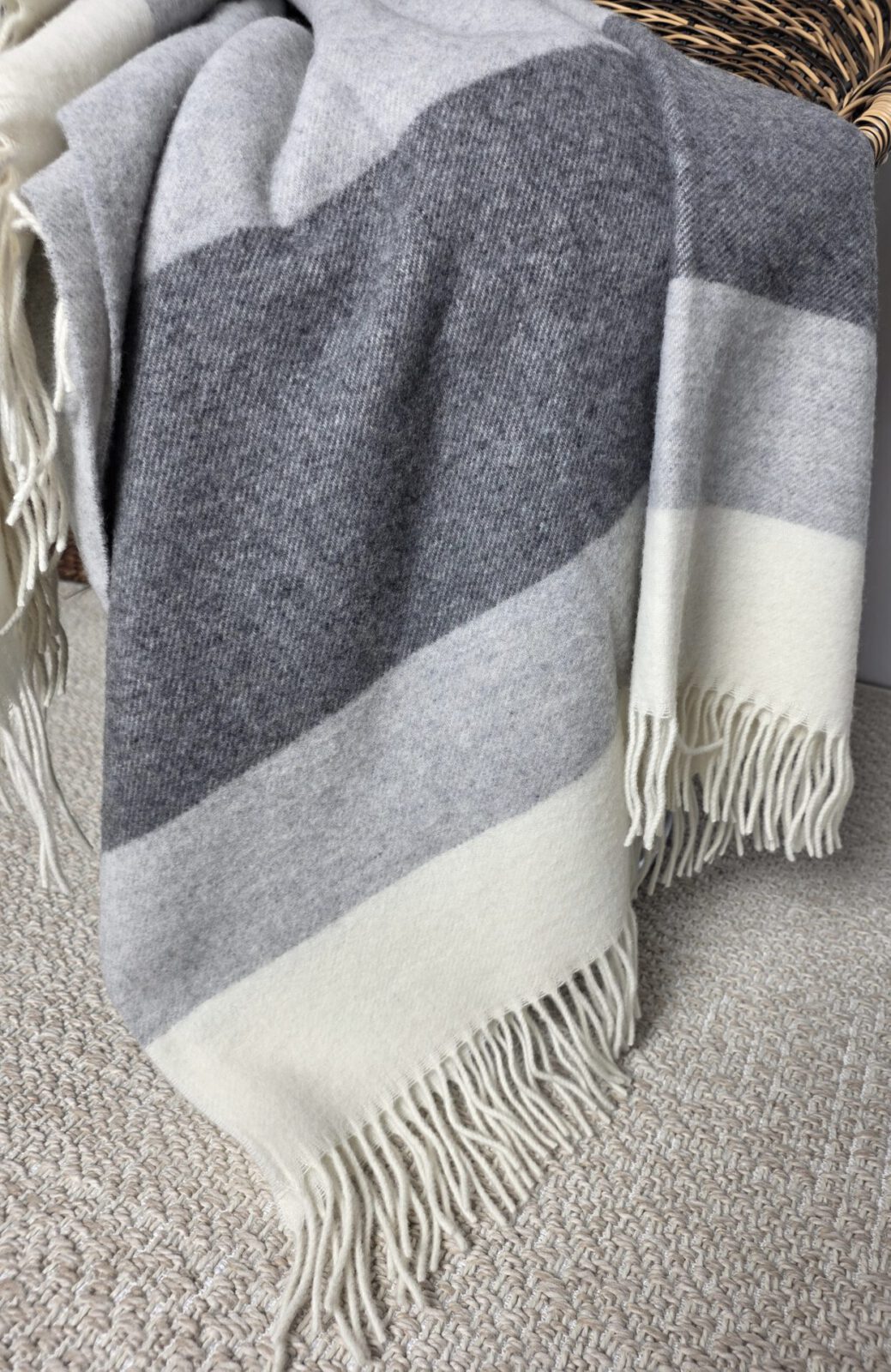 Wolldecken und Wollplaids