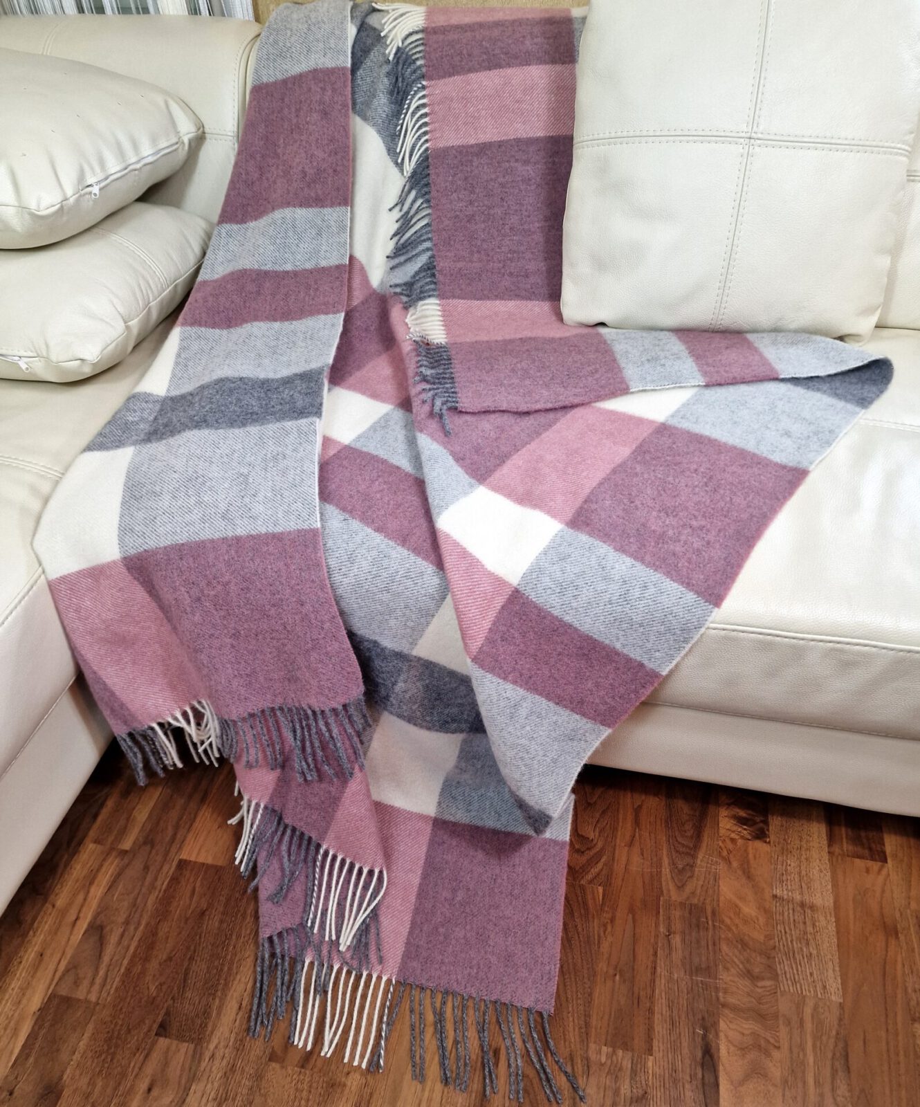 Wolldecken und Wollplaids