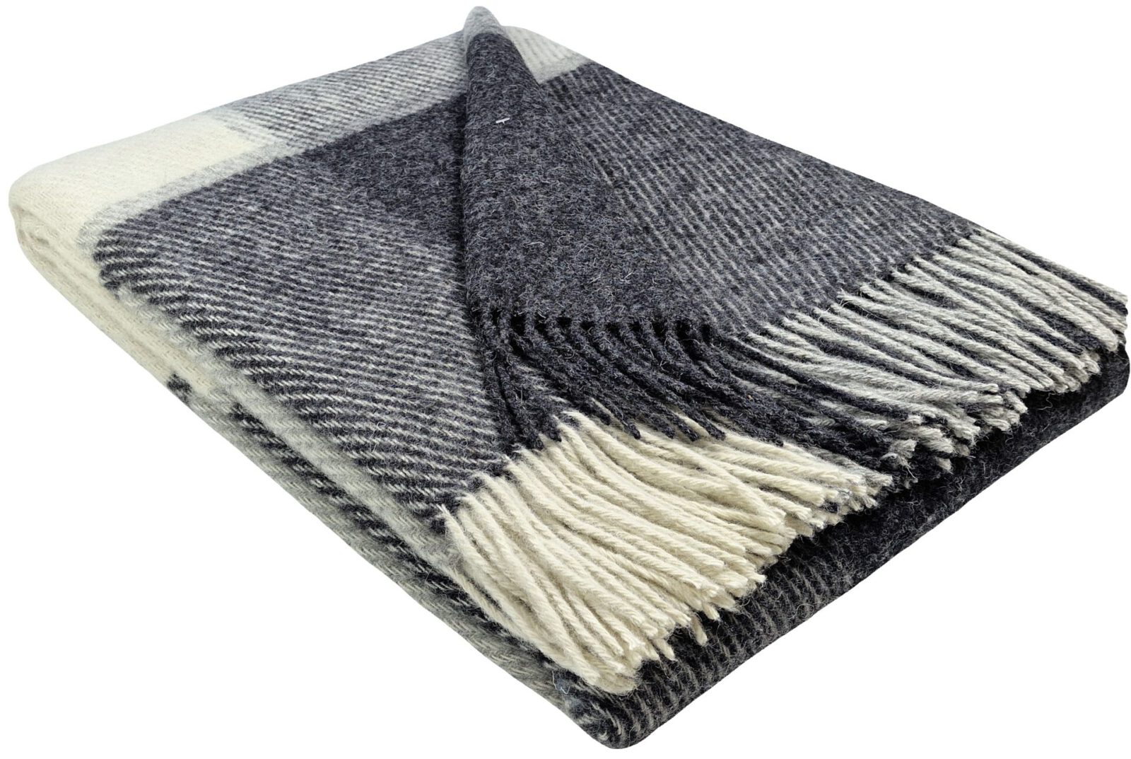 Wolldecken und Wollplaids