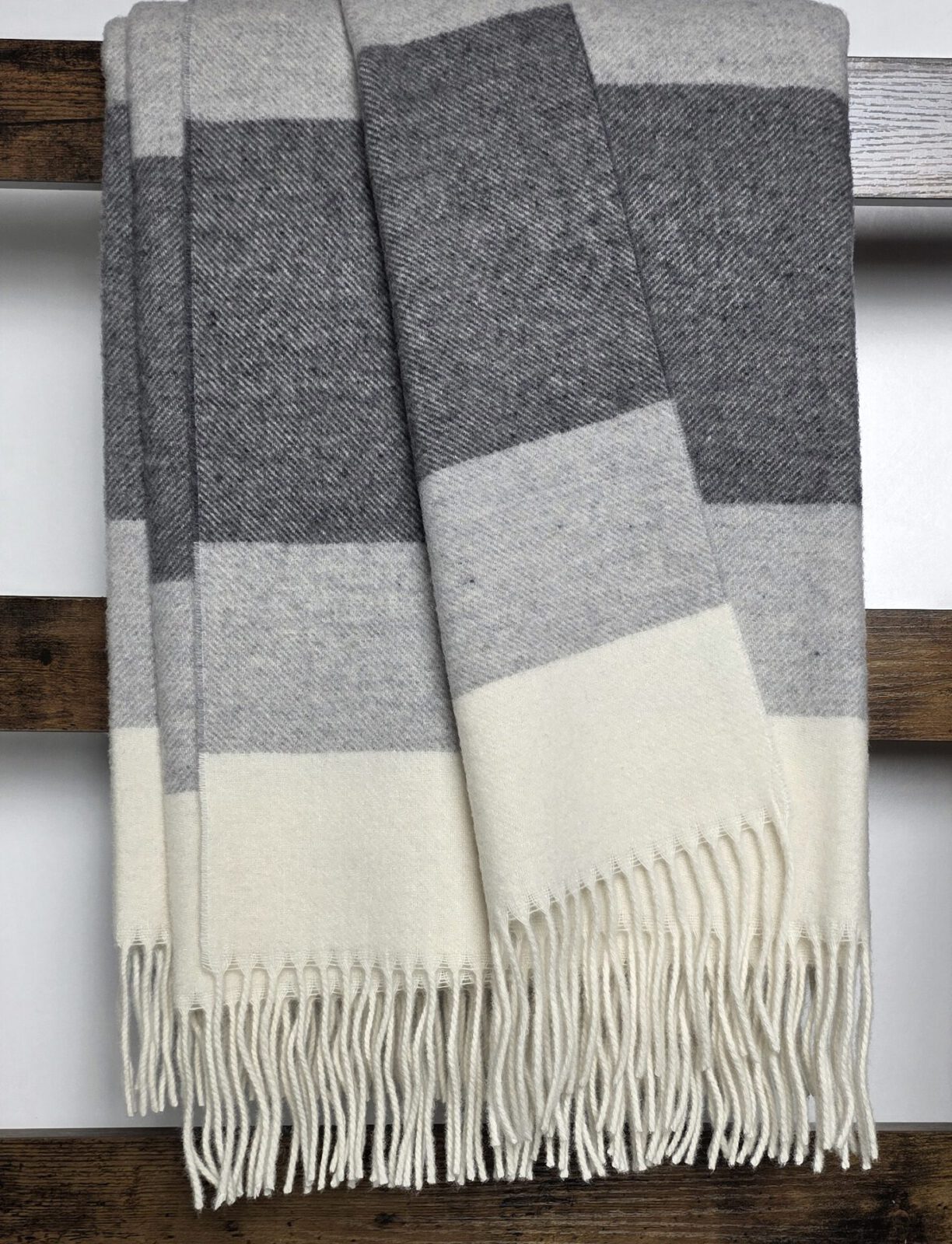 Wolldecken und Wollplaids