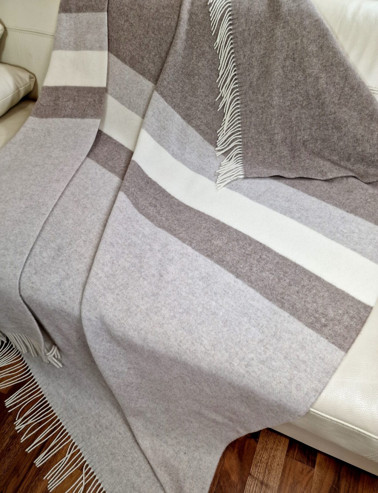 Wolldecken und Wollplaids