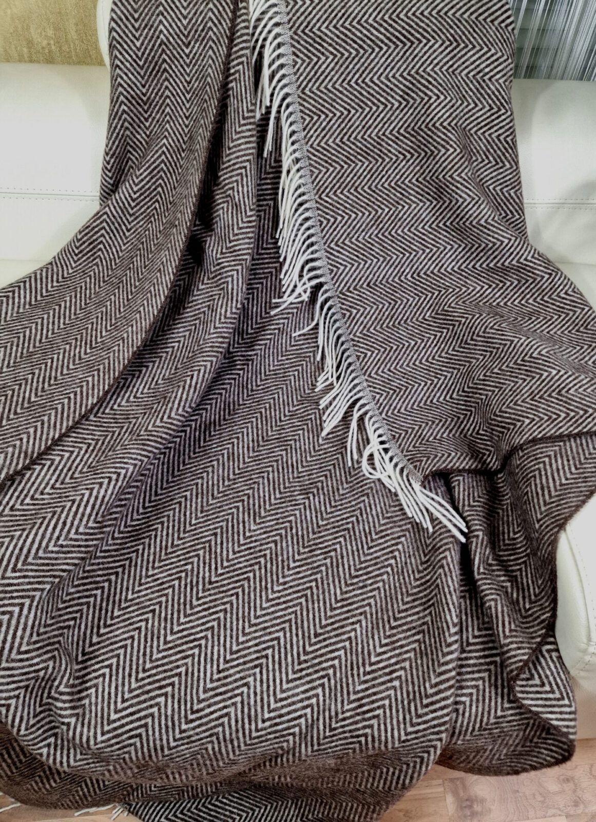 Wolldecken und Wollplaids