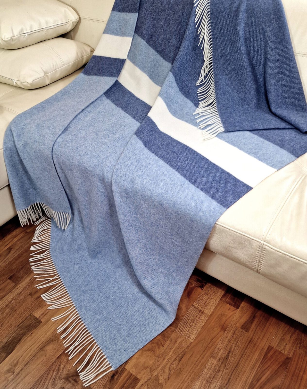 Wolldecken und Wollplaids