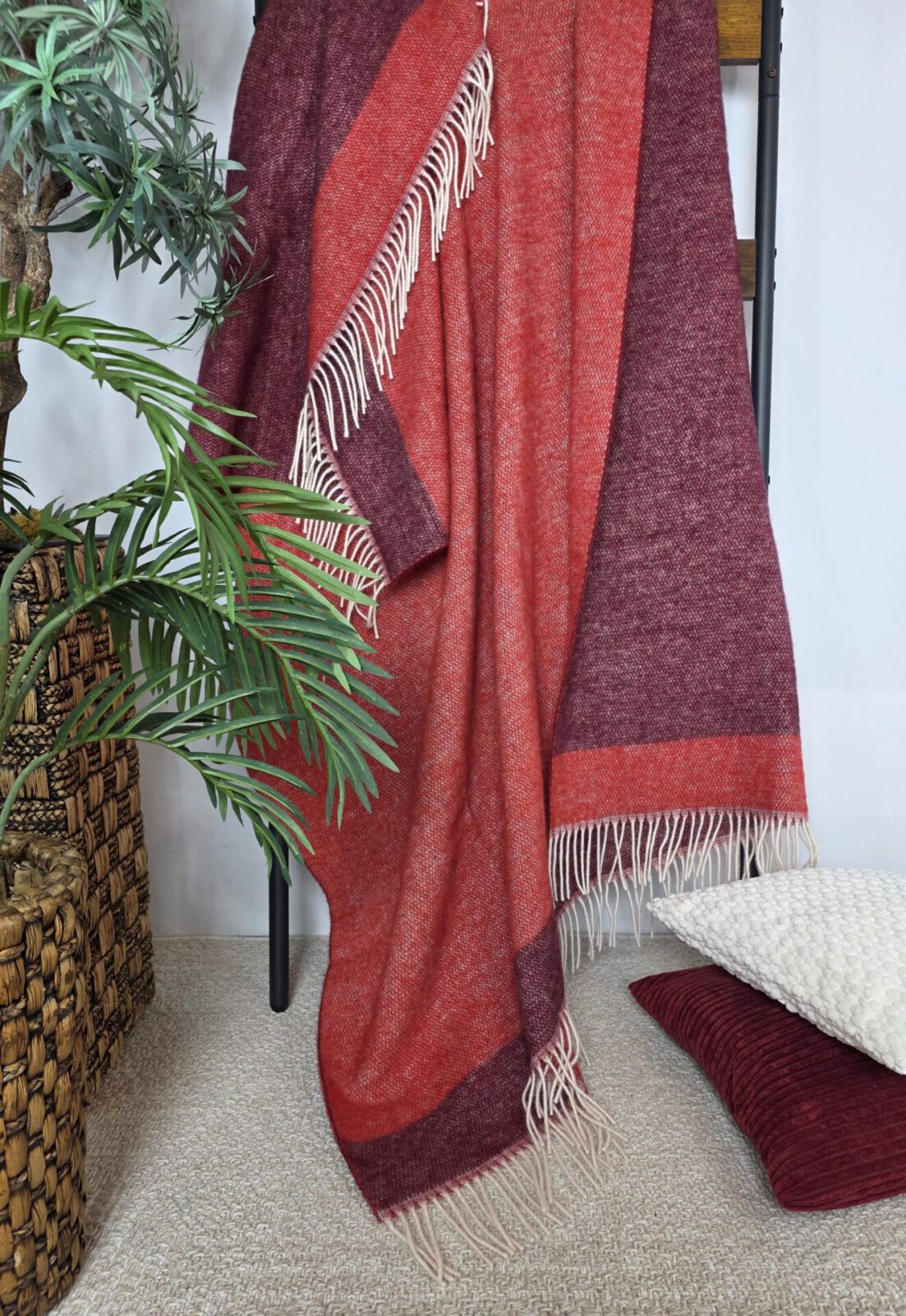 Wolldecken und Wollplaids