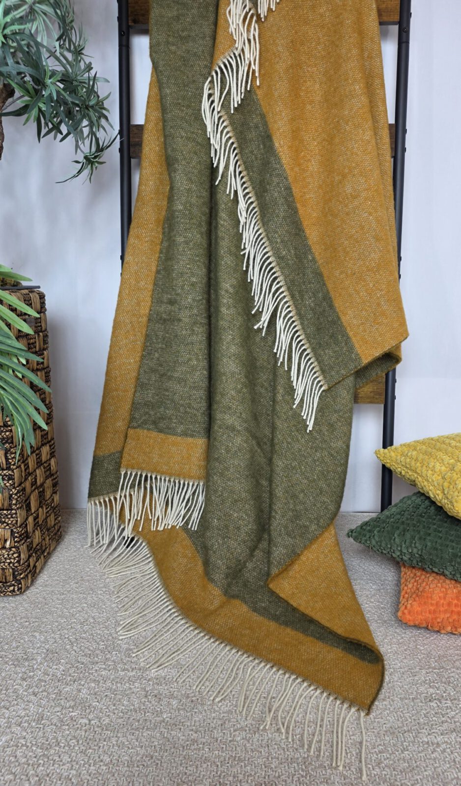 Wolldecken und Wollplaids