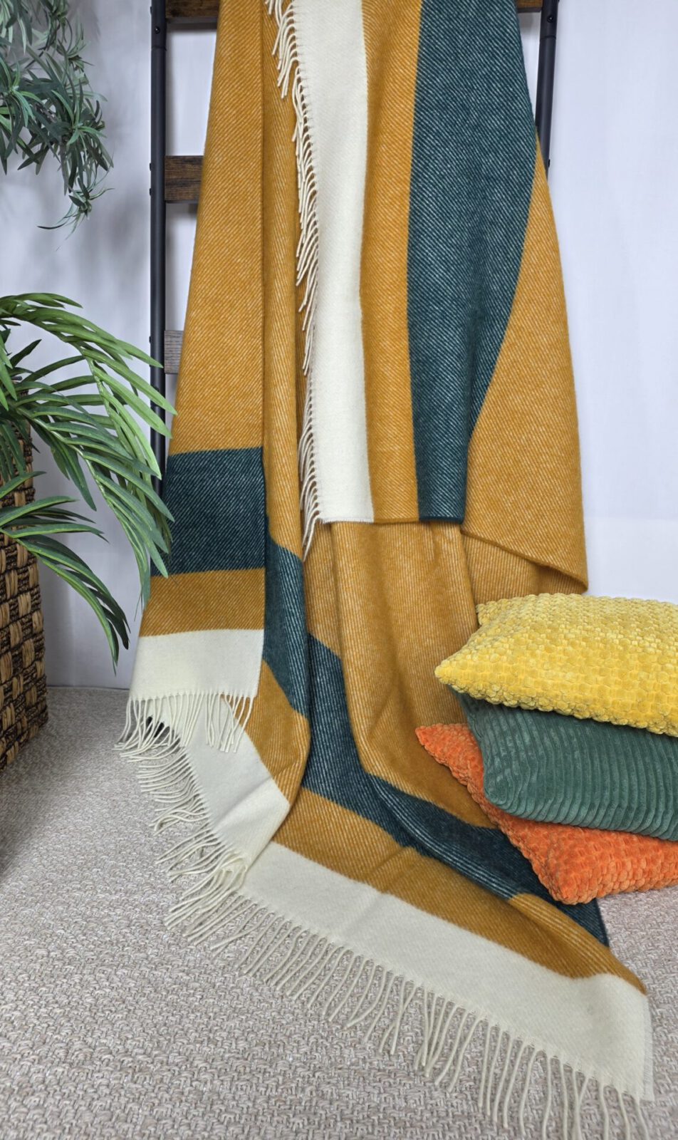 Wolldecken und Wollplaids