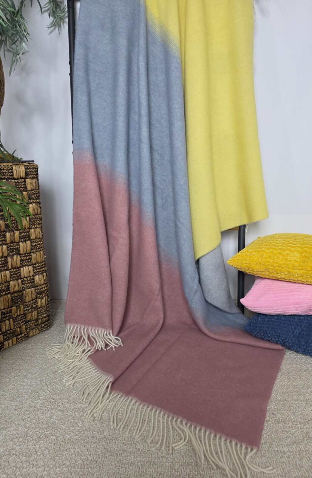 Wolldecken und Wollplaids