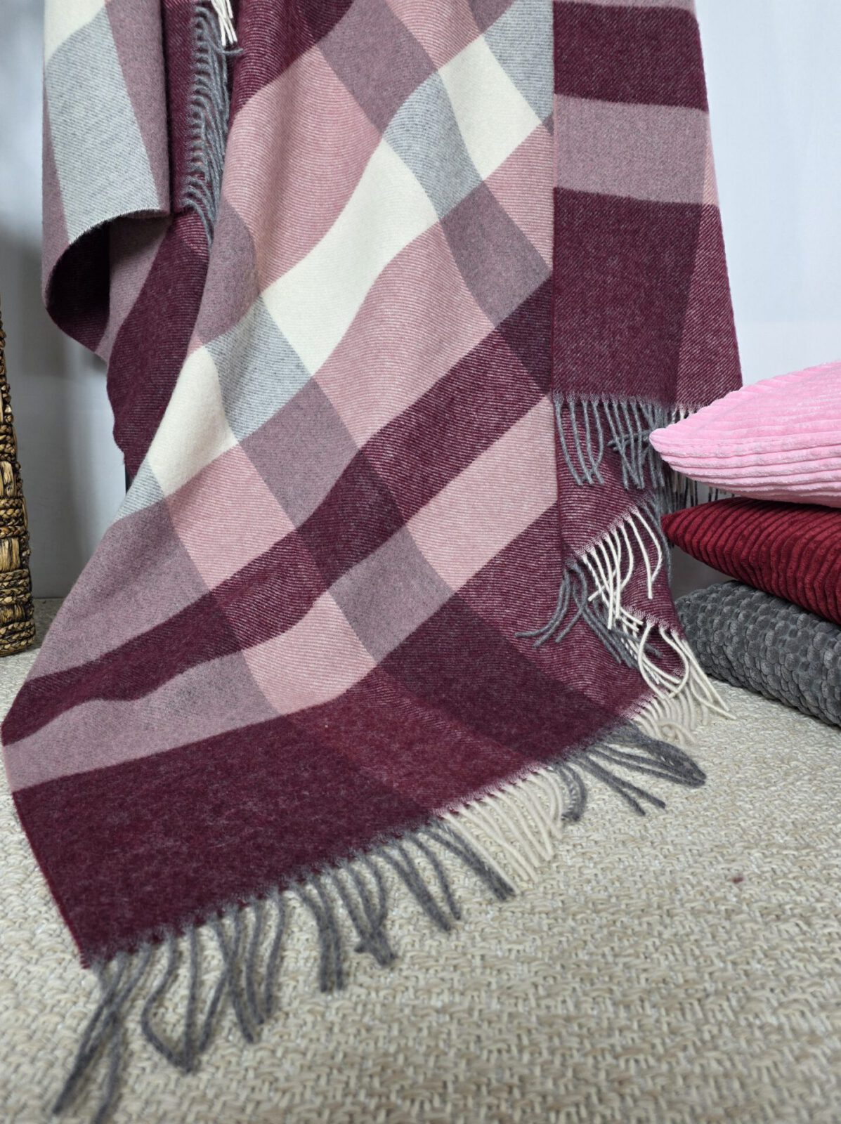 Wolldecken und Wollplaids