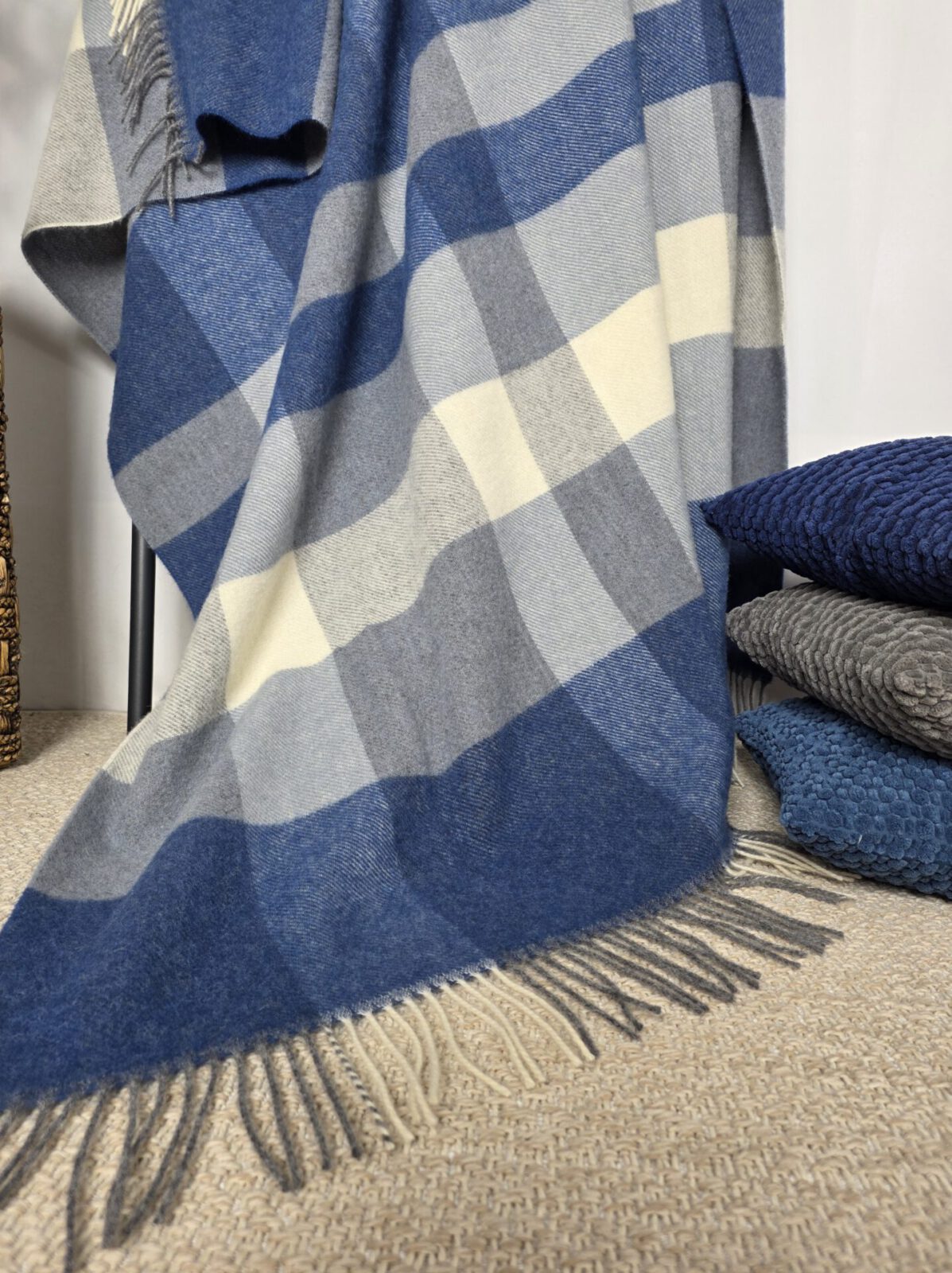 Wolldecken und Wollplaids