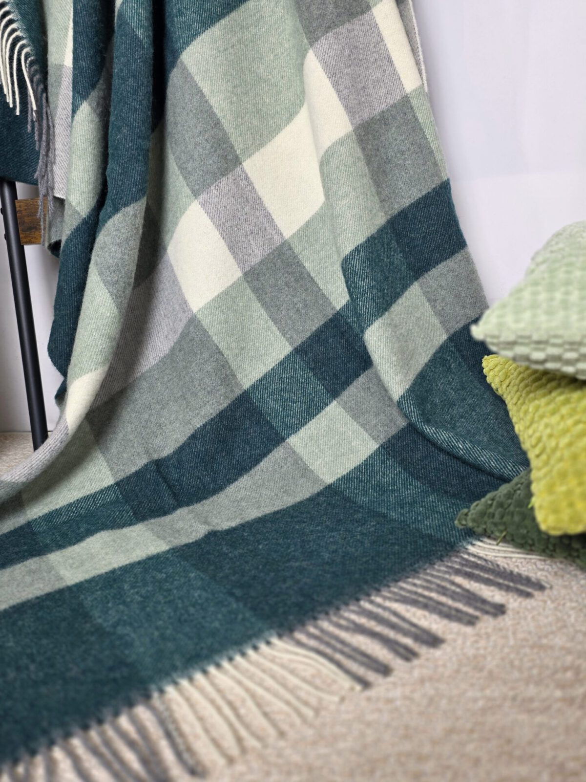 Wolldecken und Wollplaids