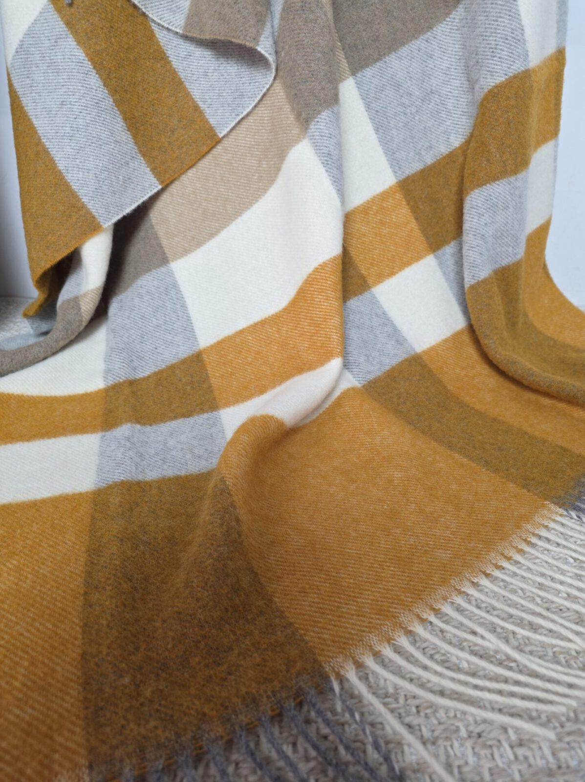 Wolldecken und Wollplaids