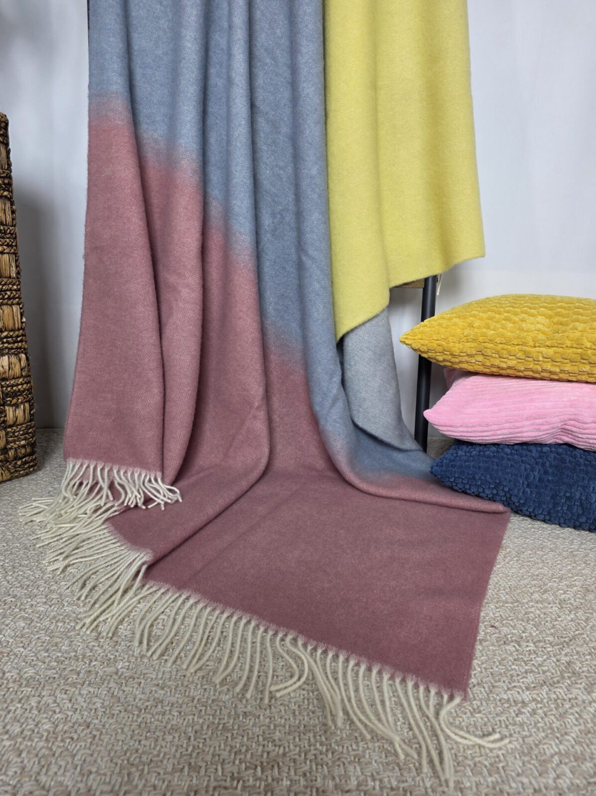 Wolldecken und Wollplaids