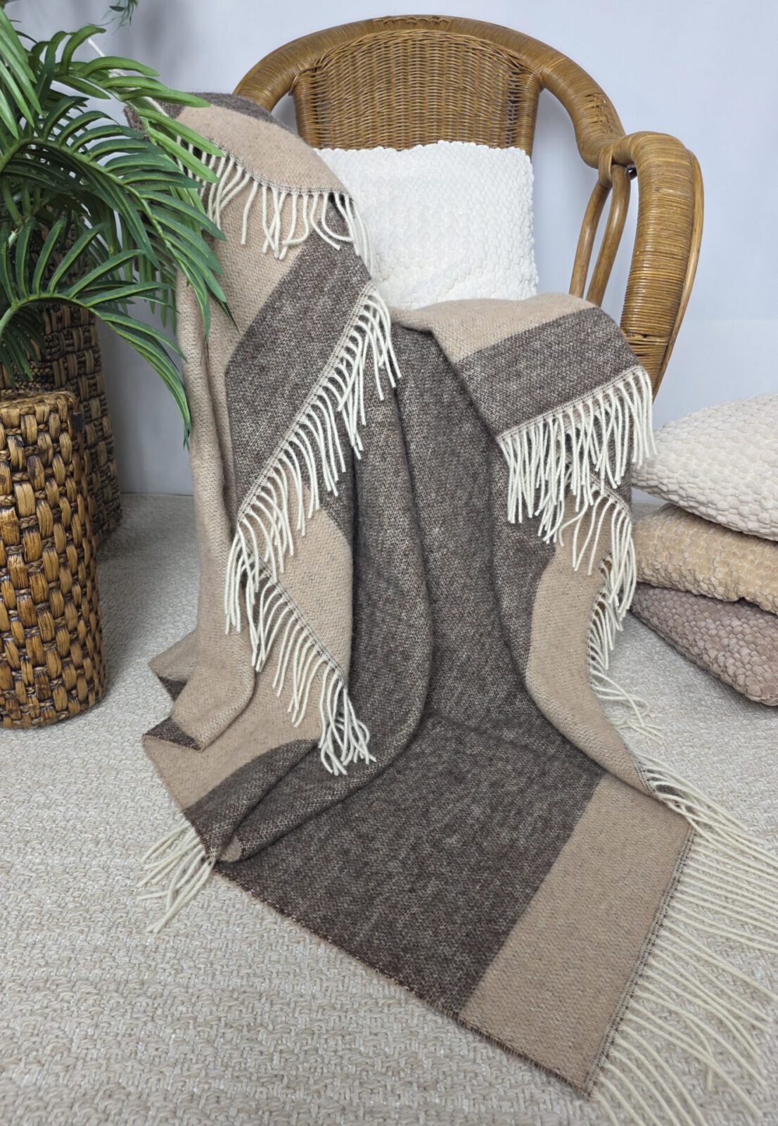 Wolldecken und Wollplaids