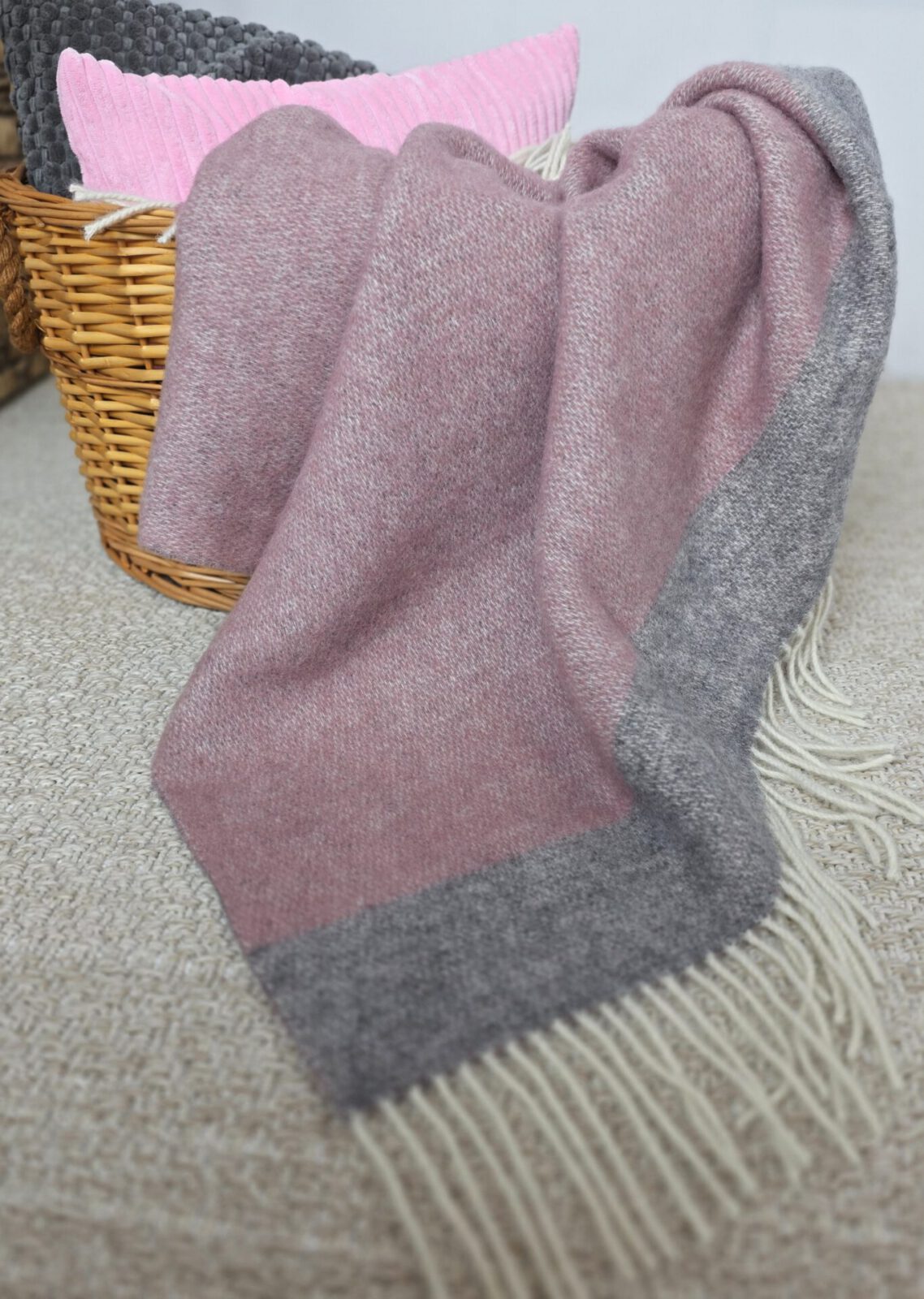 Wolldecken und Wollplaids