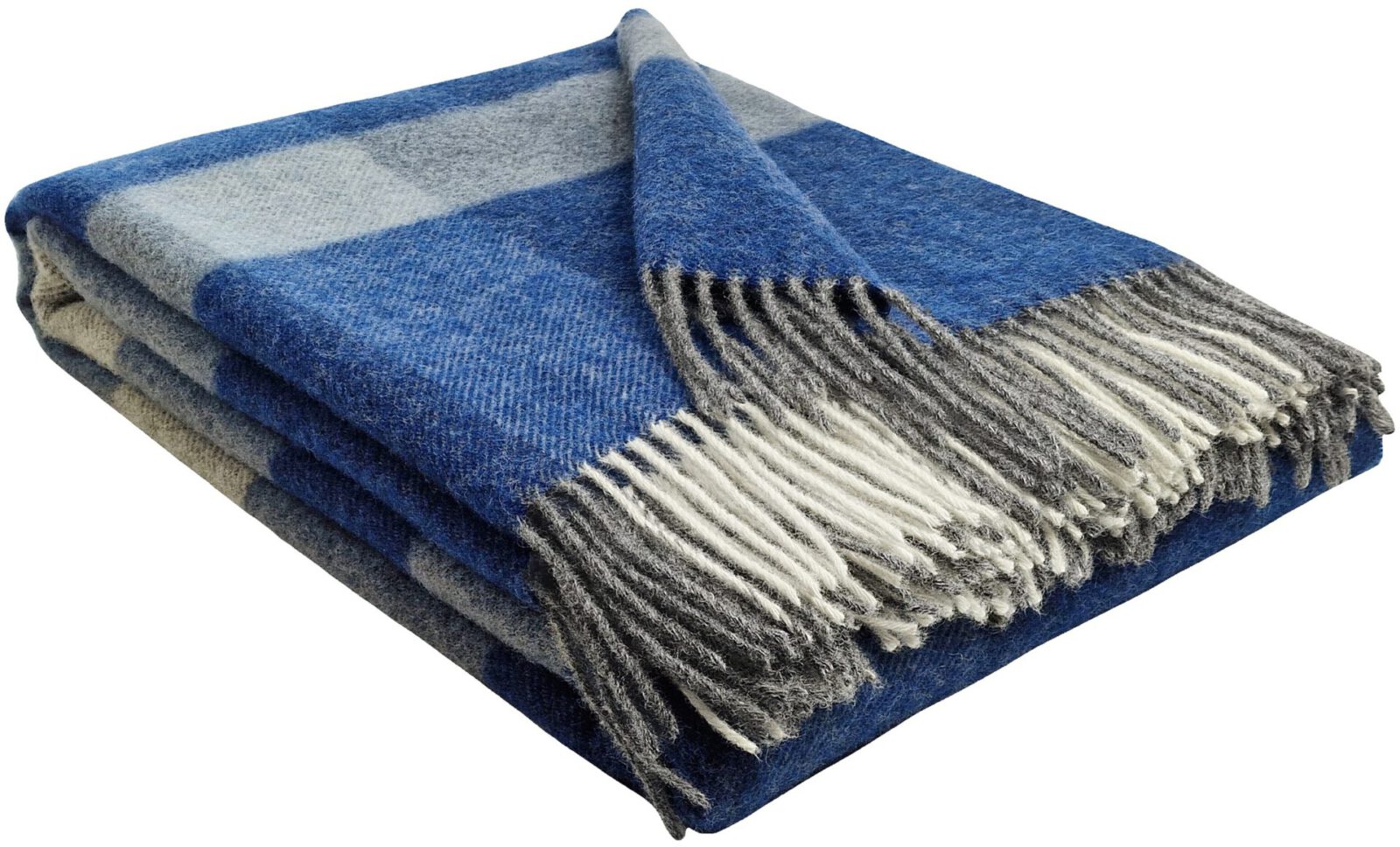 Wolldecken und Wollplaids