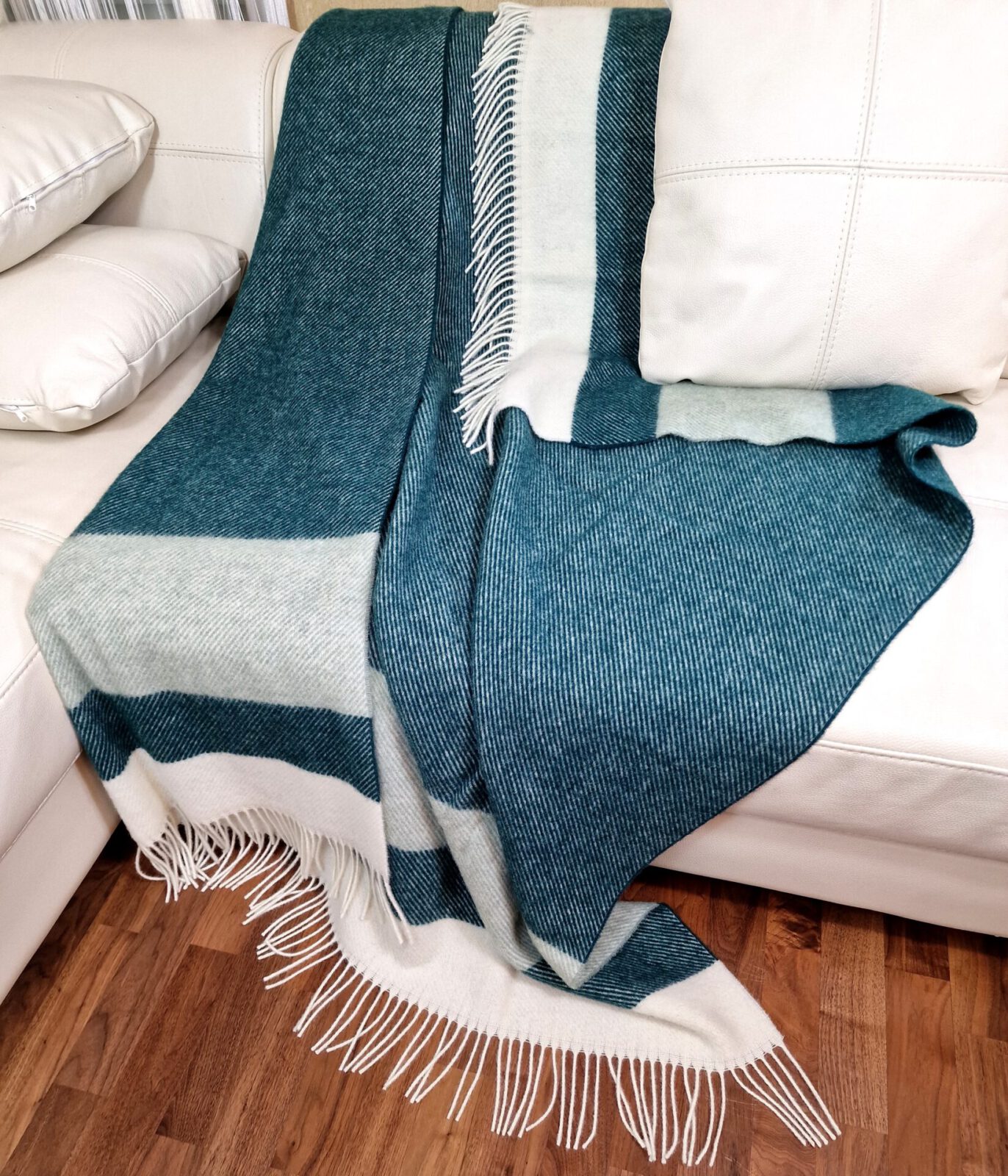 Wolldecken und Wollplaids