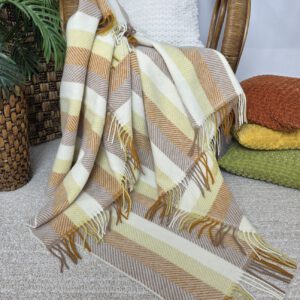 Alternative view of Wollplaid & Wolldecke "Tirol M" cremeweiß-mehrfarbig