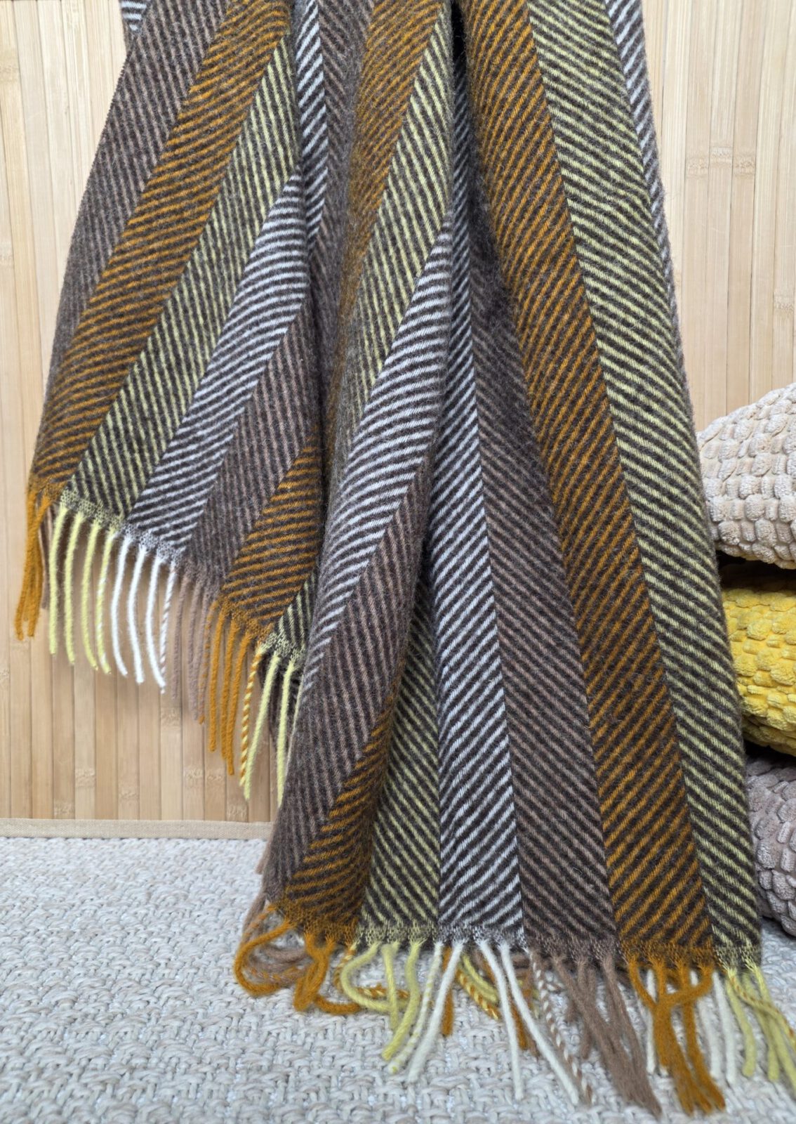 Wolldecken und Wollplaids