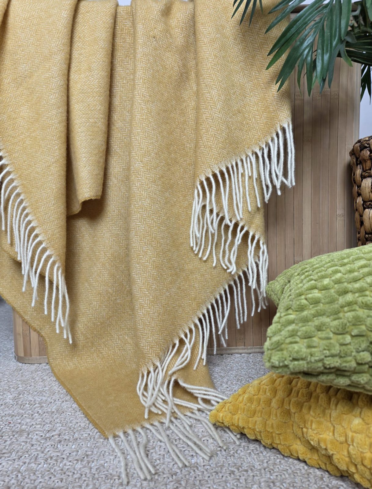 Wolldecken und Wollplaids