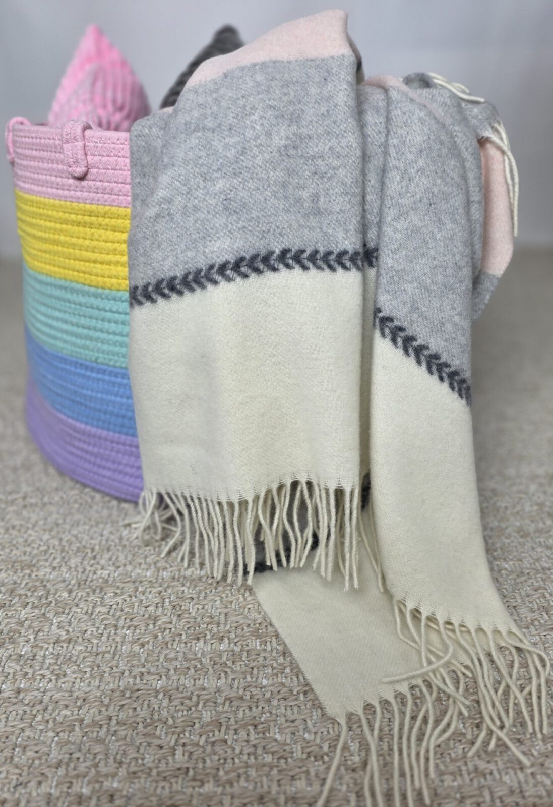 Wolldecken und Wollplaids