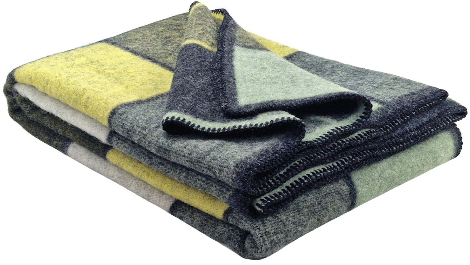 Wolldecken und Wollplaids
