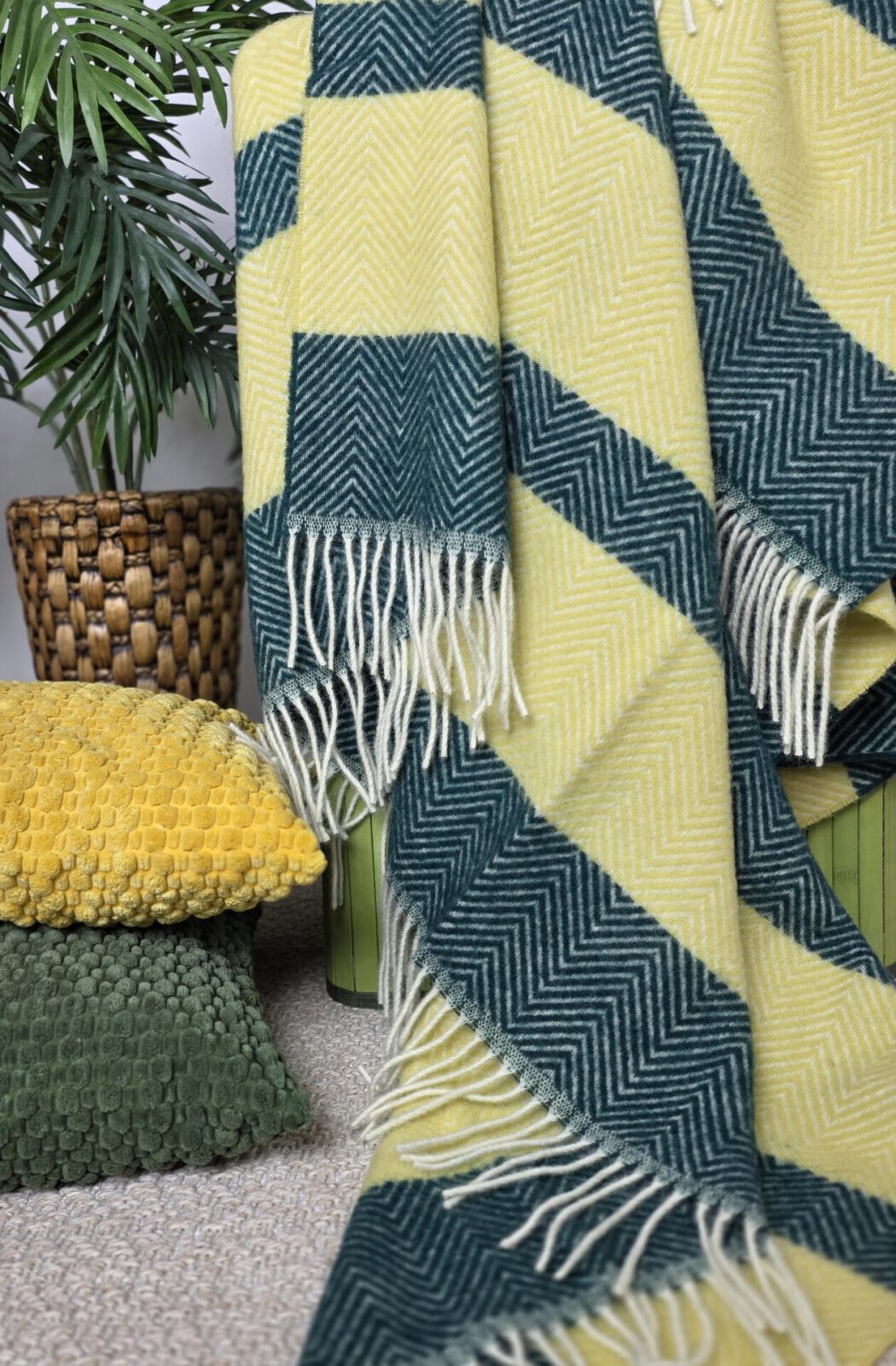 Wolldecken und Wollplaids