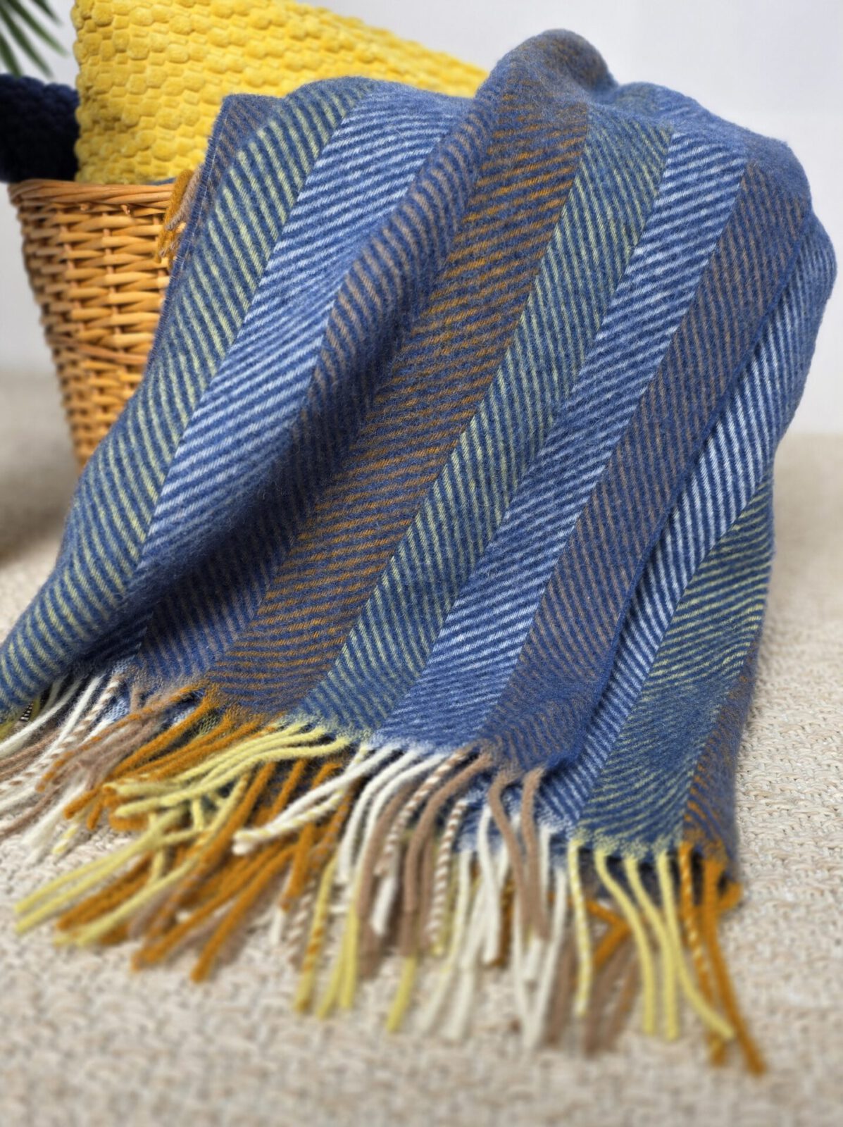 Wolldecken und Wollplaids