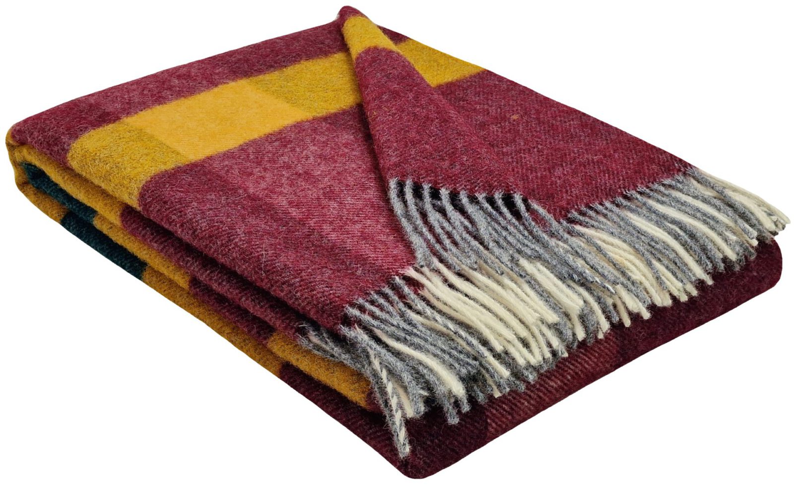 Wolldecken und Wollplaids