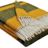 Wollplaid & Wolldecke "Tirol-M" senf-olive