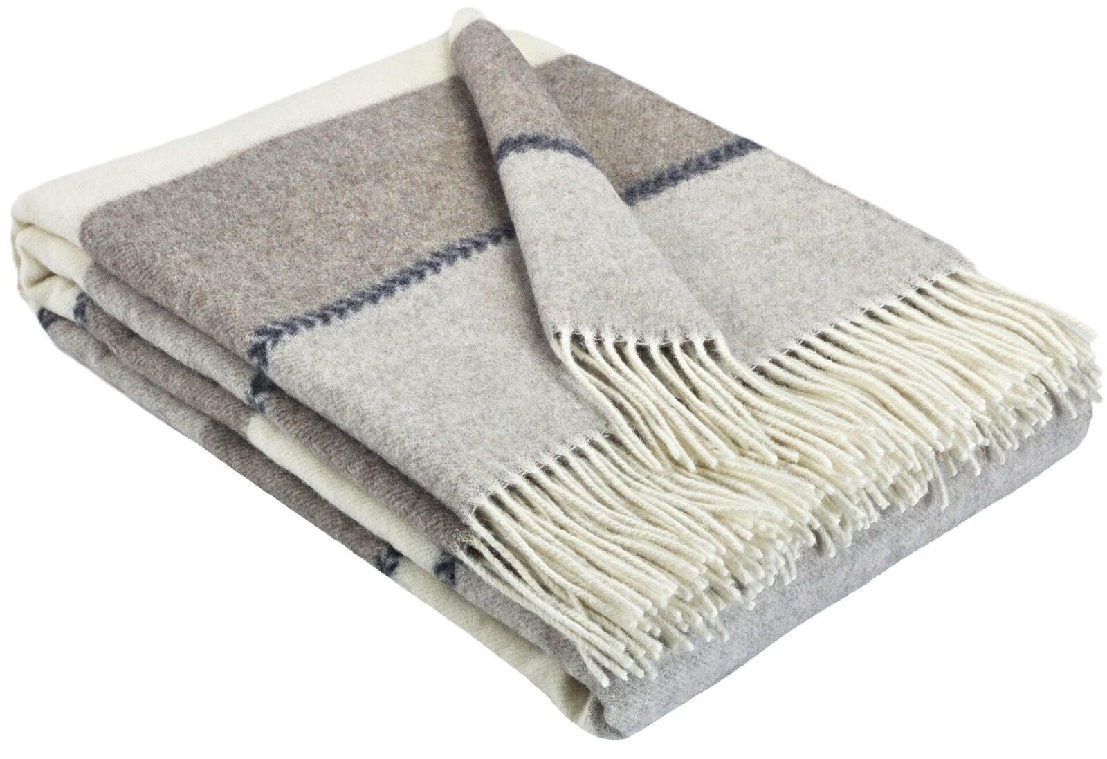 Wolldecken und Wollplaids