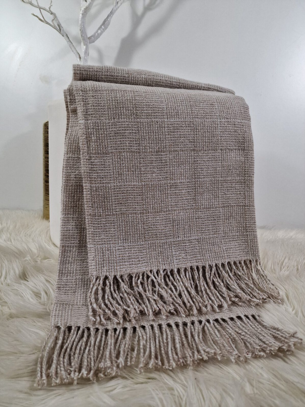 Wolldecken und Wollplaids