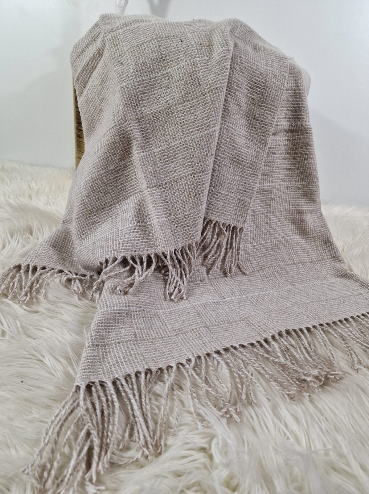 Wolldecken und Wollplaids