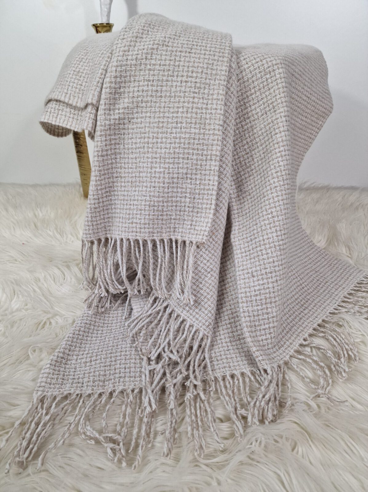 Wolldecken und Wollplaids