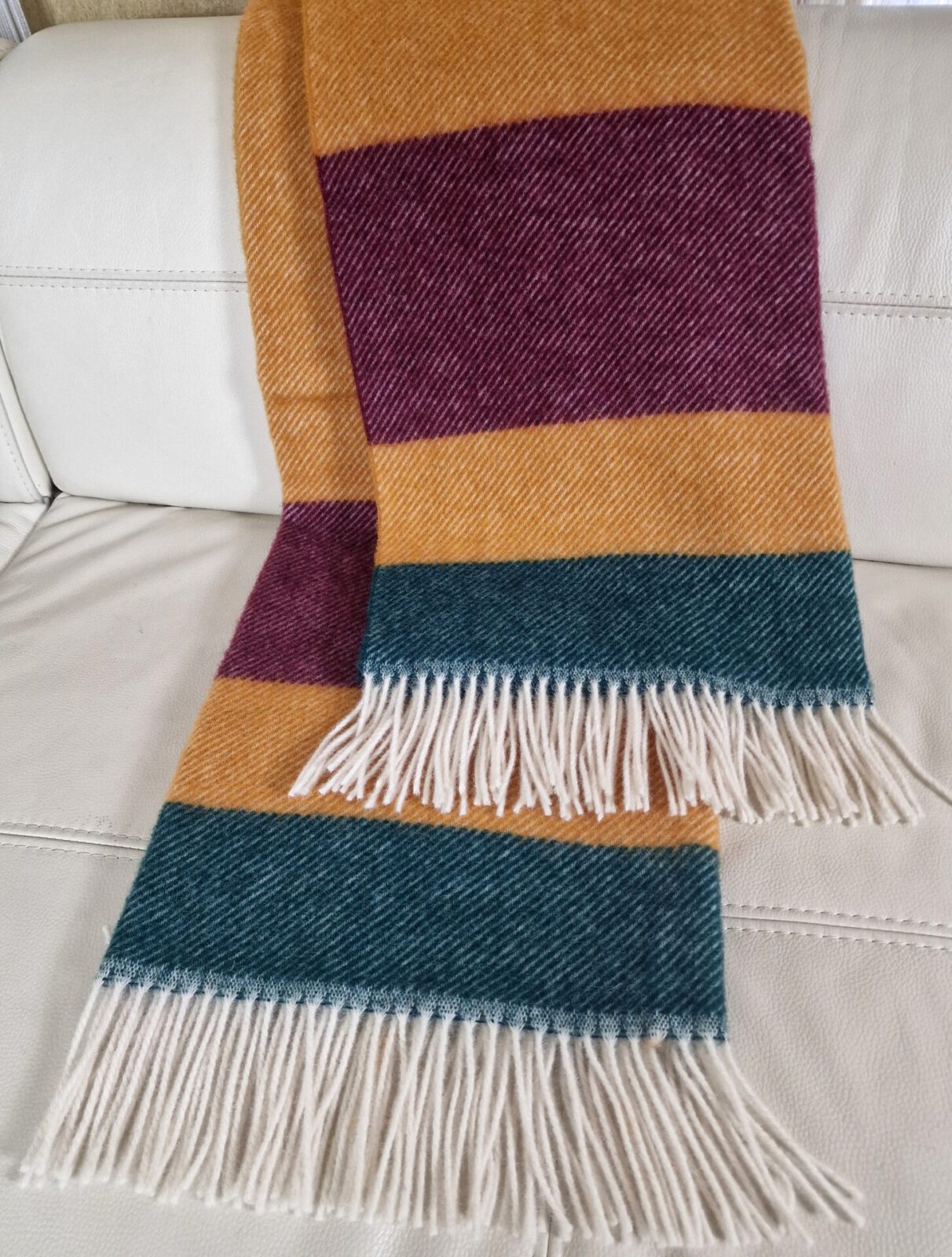 Wolldecken und Wollplaids