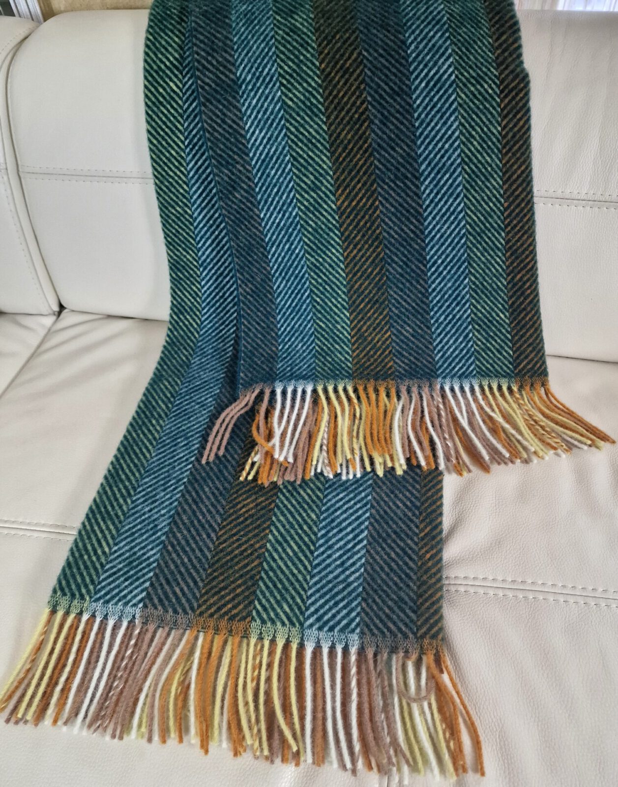 Wolldecken und Wollplaids