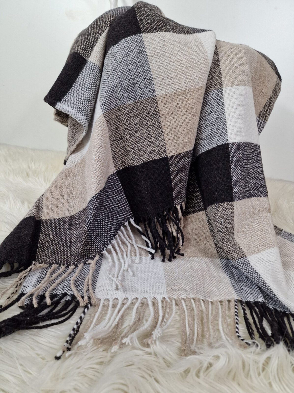 Wolldecken und Wollplaids