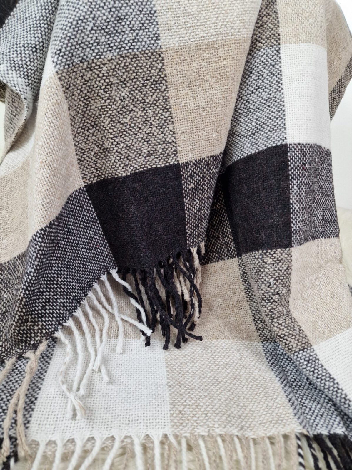 Wolldecken und Wollplaids