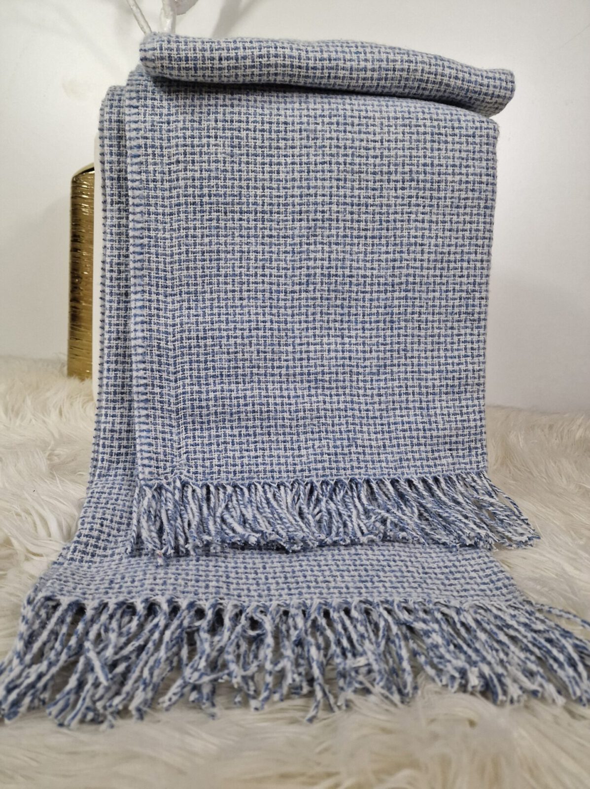 Wolldecken und Wollplaids